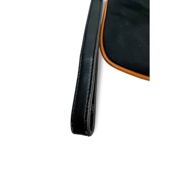 Michael Kors Kempton Black Nylon Wristlet Gold Tone Hardware 9" x 5.5" - Picture 6 of 12